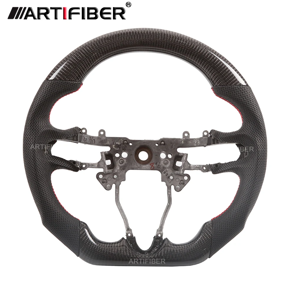 

Race display 100% Real Carbon Fiber Steering Wheel for Honda City，Civic,Jazz,Fit