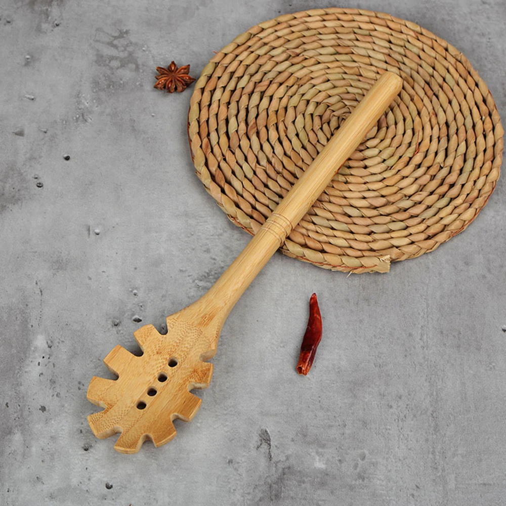 1 шт. деревянная бамбуковая кухонная утварь с длинной ручкой | Дом и сад