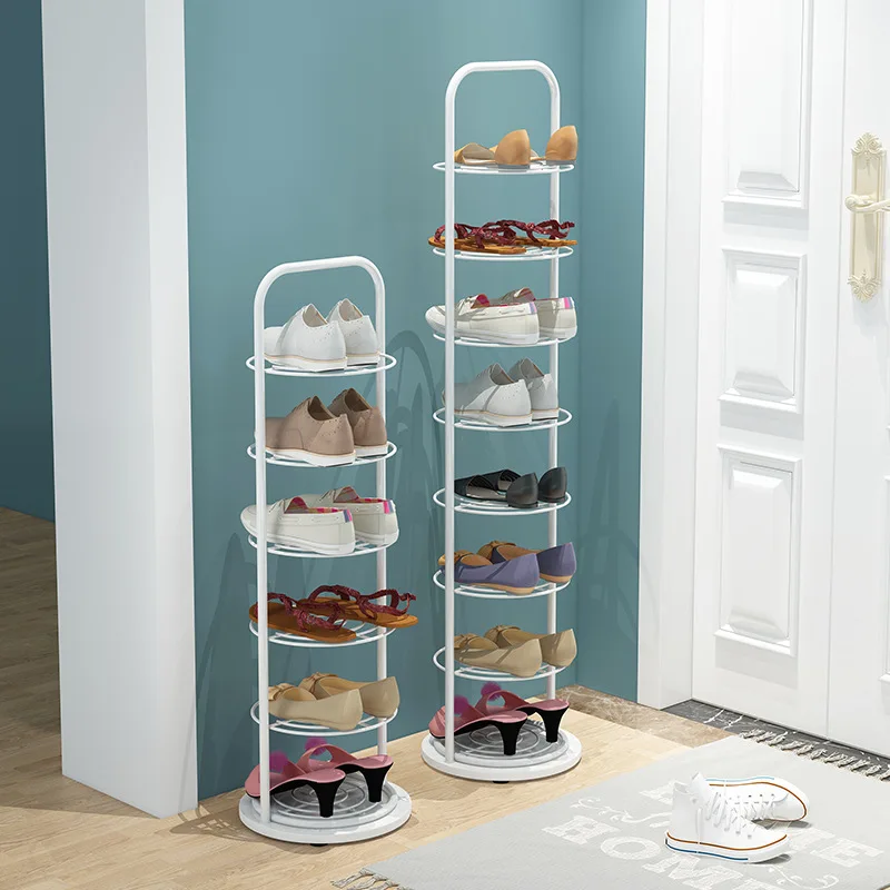 2021 Marble light luxury simple shoe rack dormitory dustproof shoe cabinet space-saving small shoe rack