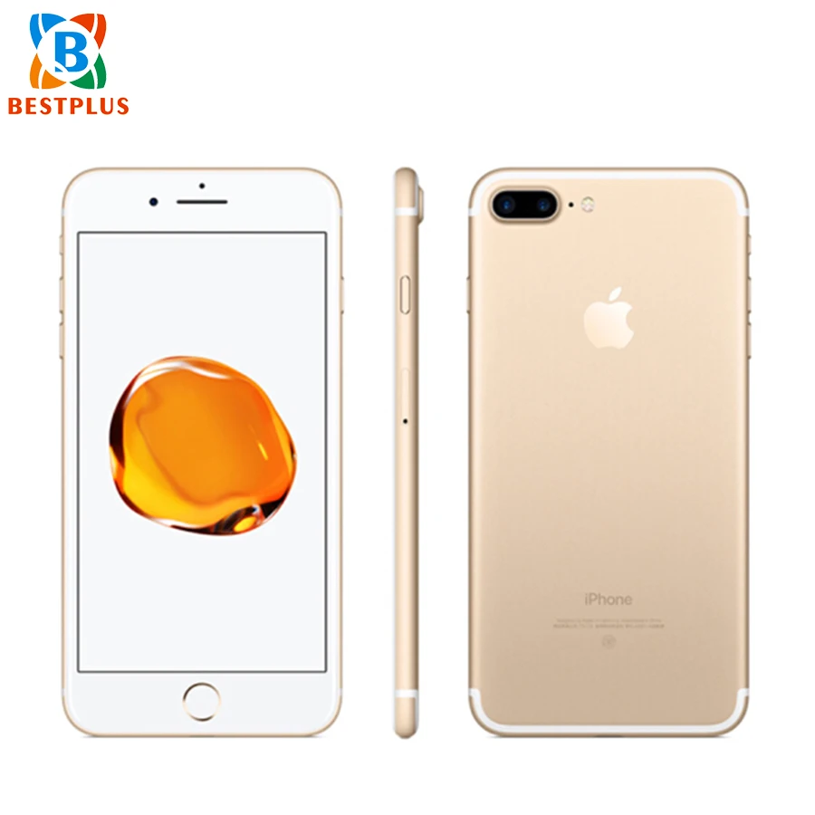 At& T Apple iPhone 7 Plus A1784 Мобильный телефон 5," 3 ГБ ОЗУ 32/128/256 Гб ПЗУ четырехъядерный двойной тыловой камерой 12,0 МП отпечаток пальца NFC телефон