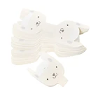 50 X милые Мультяшные собаки детские заколки для волос Висячие бумажные карты для