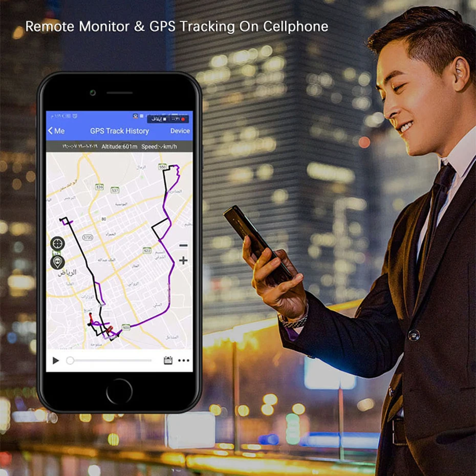Видеорегистратор автомобильный 7 дюймов IPS 4G GPS Wi Fi ADAS Android 8 1