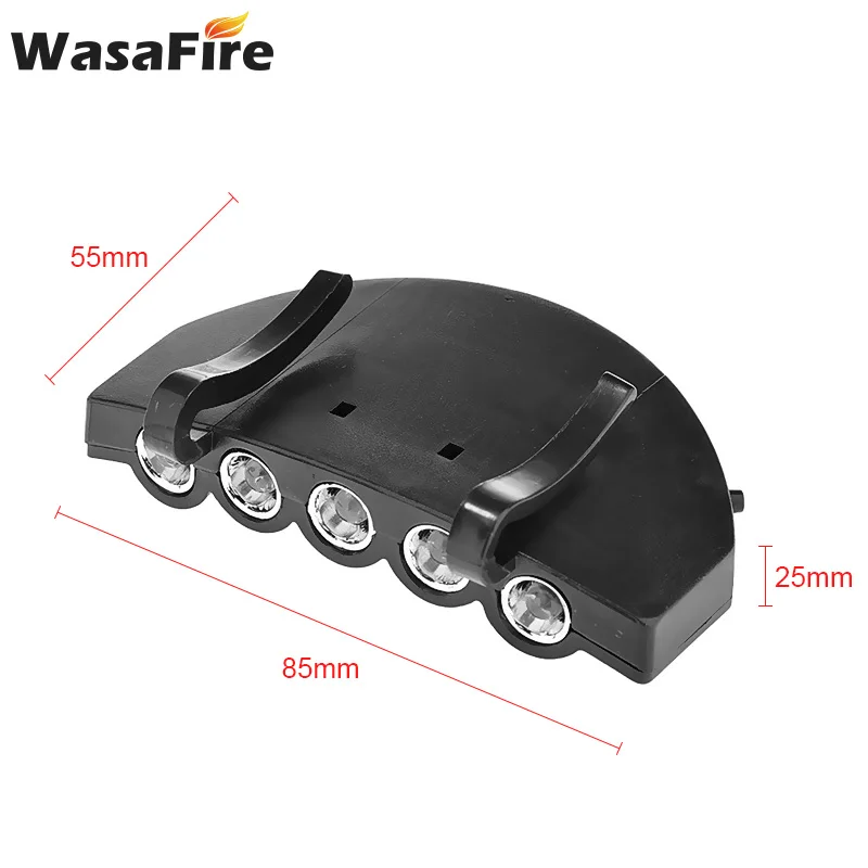 Суперъяркий головсветильник фонарь с 5 светодиодами водонепроницаемый Головной