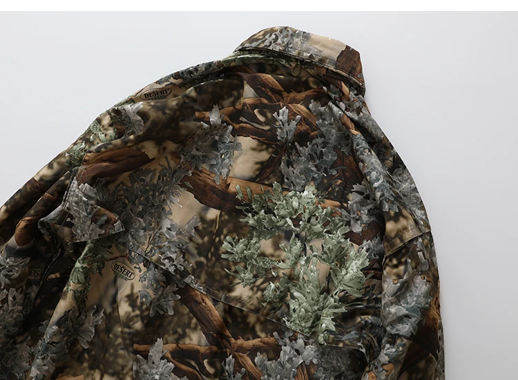 Мужская камуфляжная рубашка для охоты Спортивная быстросохнущая дышащая