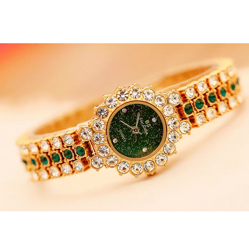 

High Quality Top Brand BEE SISTER Women Watch with Czech Diamond 30m Waterproof Bling Bling Wristwatches