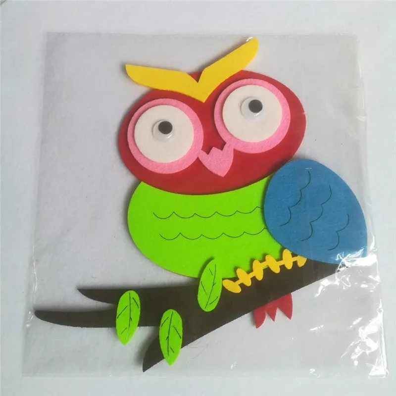 Войлочный Набор для творчества сова детская комната учебные инструменты товары