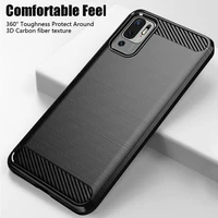 for xiaomi poco m3 pro 5g case poco m3 pro shockproof bumper carbon fiber soft silicone tpu slim phone cover poco m3 pro 5g case