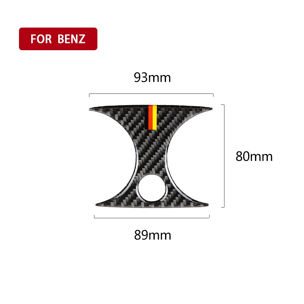Углеродное волокно задний кондиционер выхлопная Панель рамка Крышка ForMercedes c