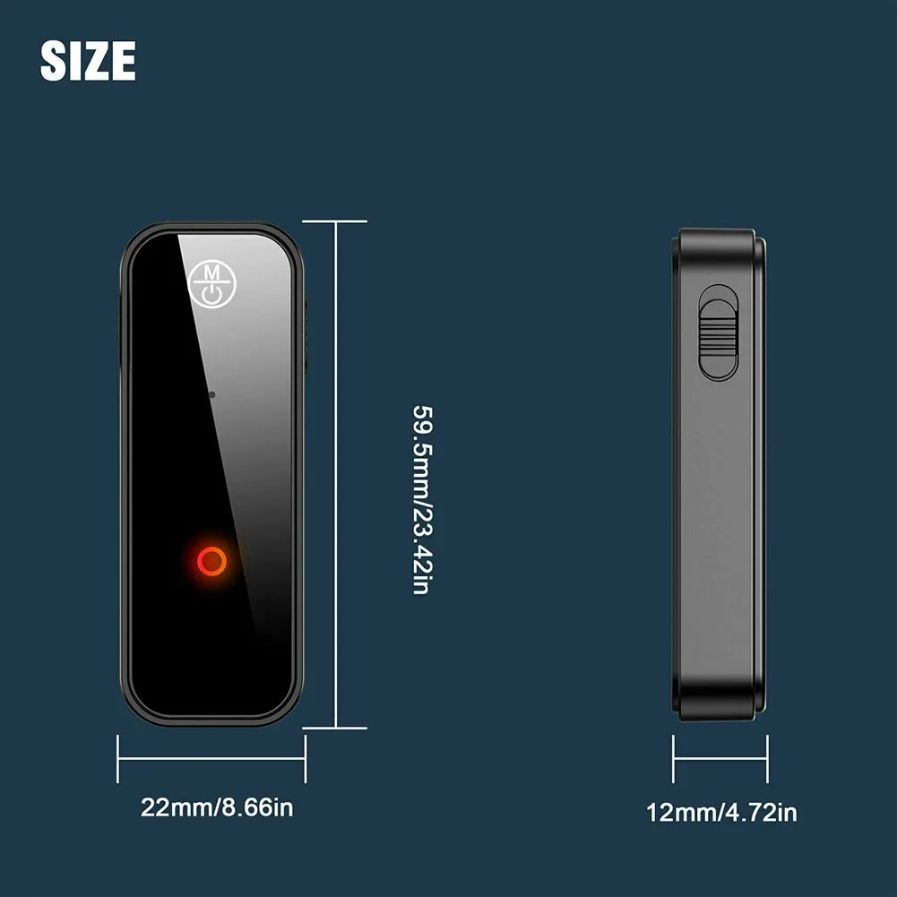 

Aux Car Adapter Black Bluetooth Receiver Transmitter USB 2in1 3.5mm 5.0