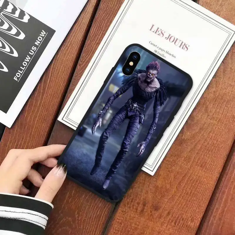 

Japan anime Ryuk kira Death Note Phone Case for iPhone 11 12 mini pro XS MAX 8 7 6 6S Plus X 5S SE 2020 XR