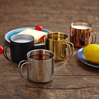 1pcs ins hot coffee mug tea cup stainless steel portable mug cup beer wine cups coffee mug tumbler for bar home drinkware 400ml