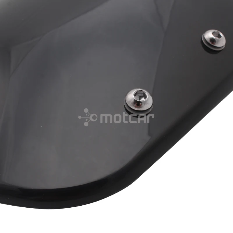 Мотоцикл Кафе Racer 5 &quot 7&quot фара Черный лобовое стекло ветровой дефлектор ветровое