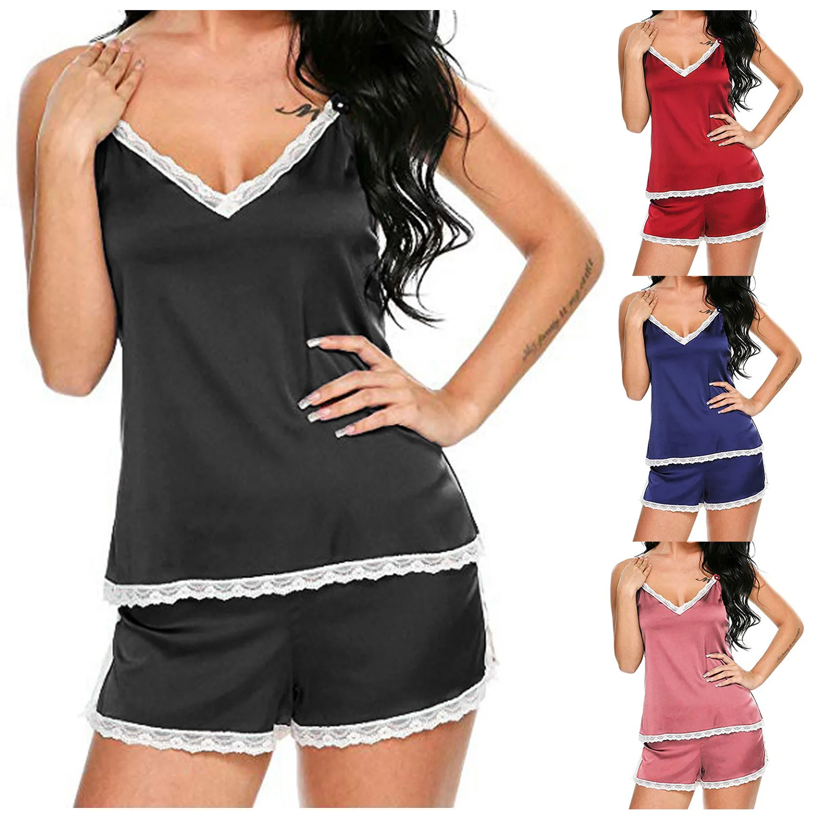 

Women Lingerie Set Sexy Bra And Panty Jumpsuit Lingerie Sets New Sexy Fashion Lace Lingerie Underwear Sleepwear Pajamas Garter