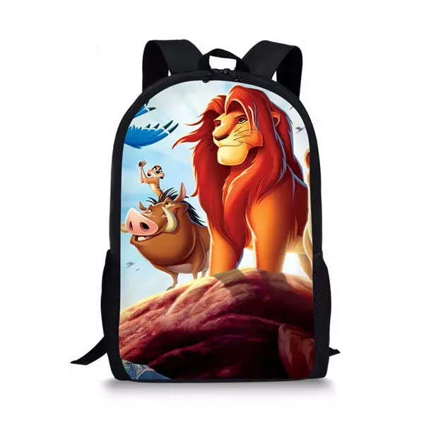 CDWX2815C HaoYun Детский Школьный Рюкзак Kawaii The Lion King школьные сумки с рисунком героев мультфильмов, маленькие животные, комплект из 3 предметов, школьные сумки - Цвет: CDWX2815C