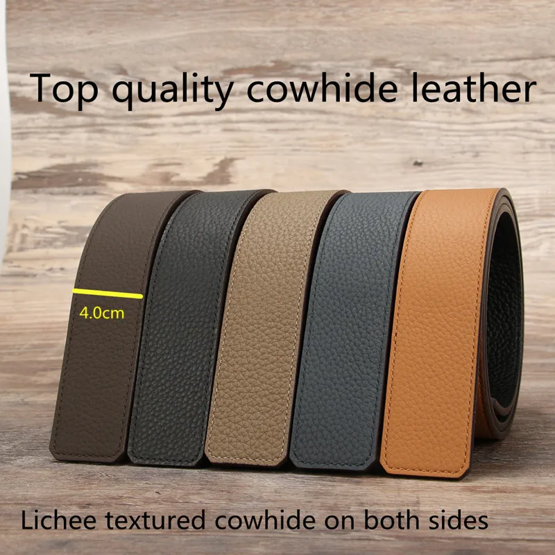 

Ремень для мужчин из высококачественной воловьей кожи Подходит для замены пряжки ремня не включает пряжки ремня шириной 4 см