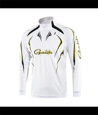 

2021 Gamakatsu Clothing Long Sleeve Quick Dry Fishing Clothing Anti-UV Sunscreen Fishing Clothes Cycling Hiking Fishing Shirt