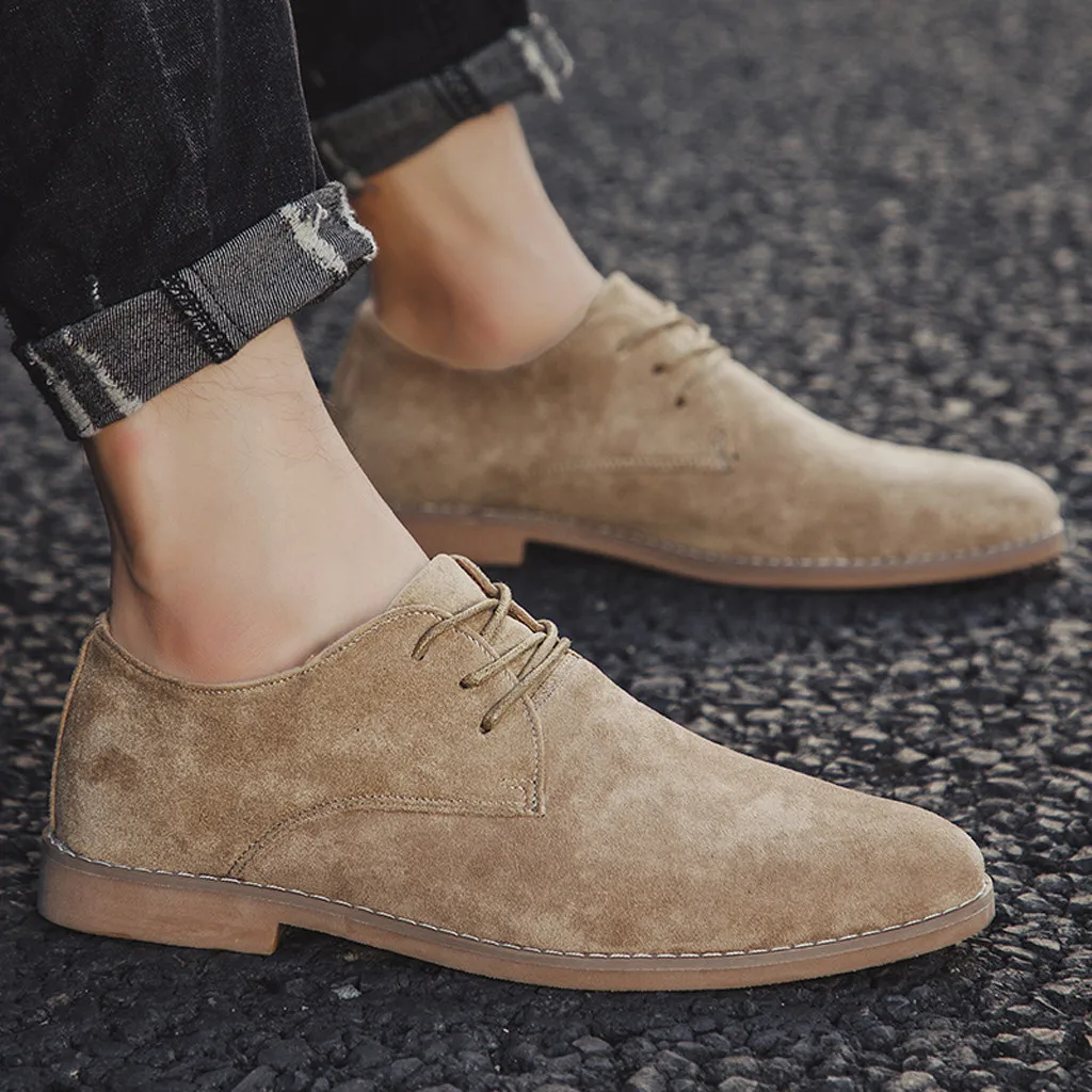 Мужская повседневная обувь; зимняя обувь; zapatillas hombre; Мужская Новая модная повседневная обувь с ремешками; английские остроконечные замшевые туфли в деловом стиле