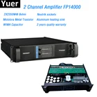 2-канальный усилитель FP14000, профессиональный линейный усилитель 2X2350W, линейный усилитель профессиональной звуковой мощности fp14000