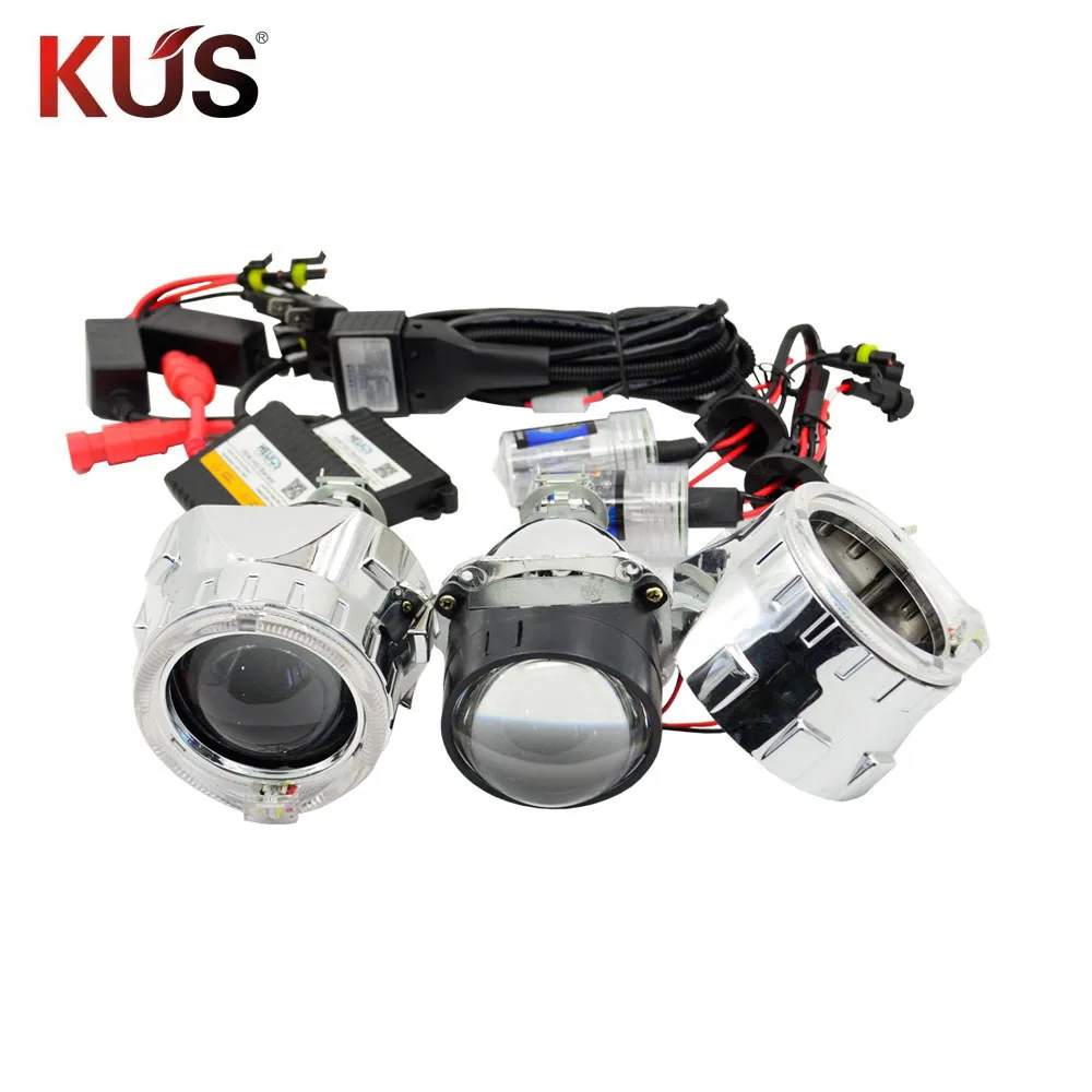 Биксеноновый проектор hid 2 5 дюйма лампочка балласт DRL дневные ходовые огни