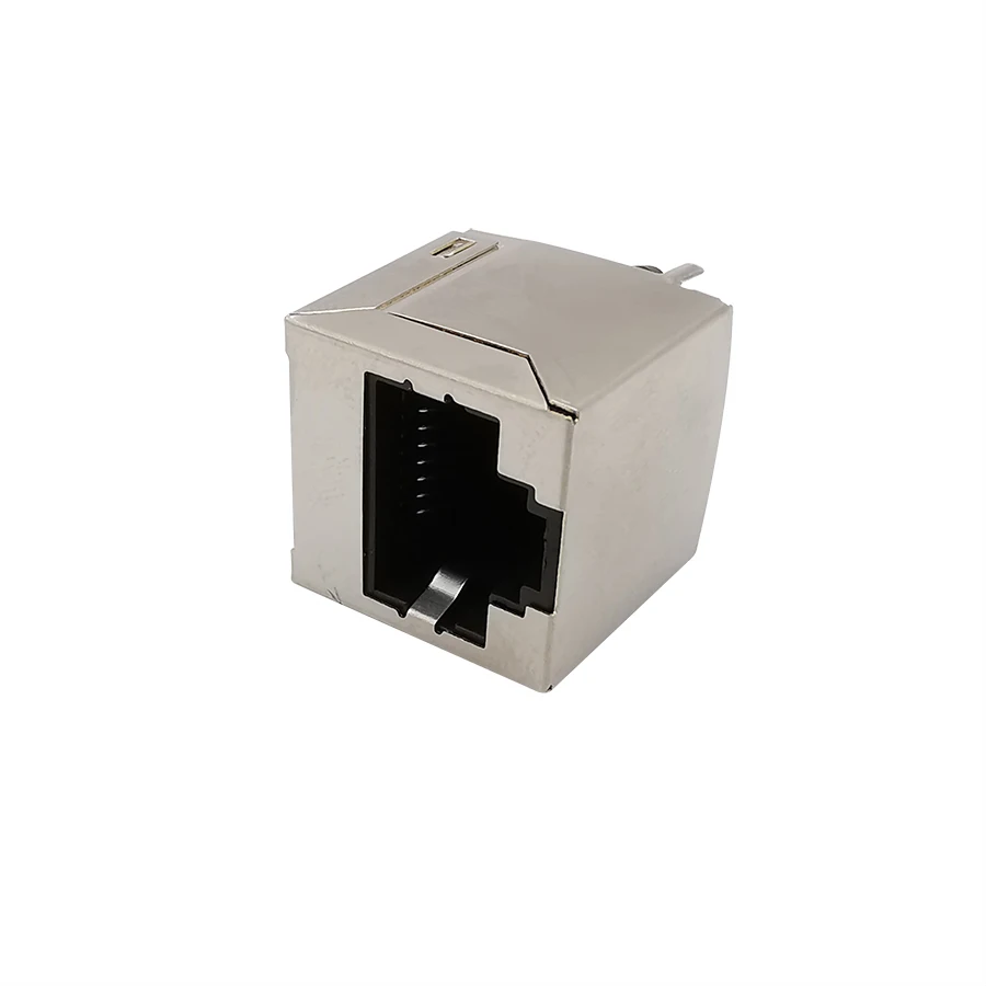 

RJ45 разъем 8P8C черный/серебристый