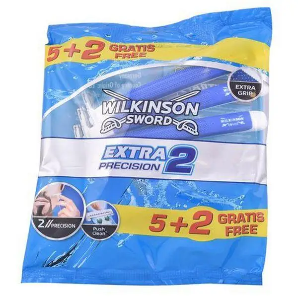 Одноразовая бритва Extra2 Precision Wilkinson Sword (7 uds)|Крем для удаления волос| |