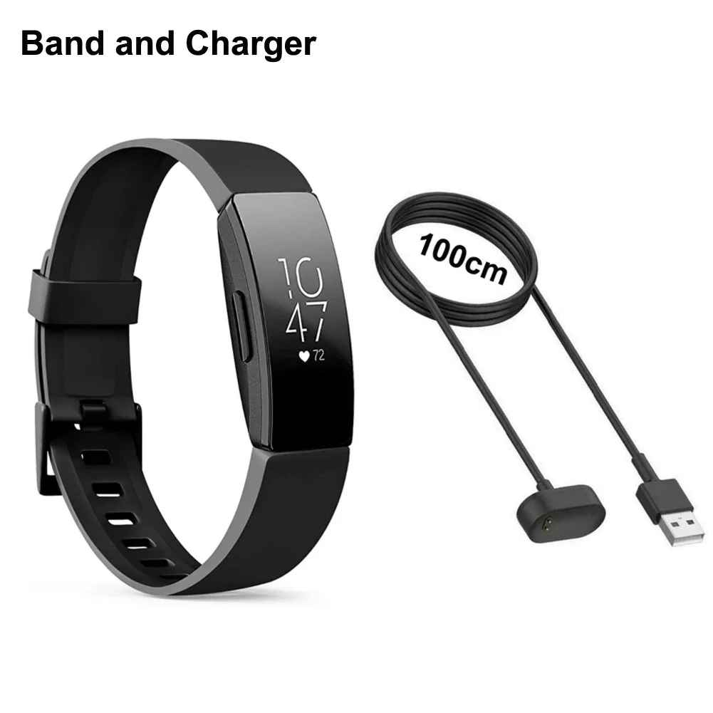 

Для Fitbit Inspire / ACE 2 / Inspire HR силиконовый ремешок и USB зарядный кабель
