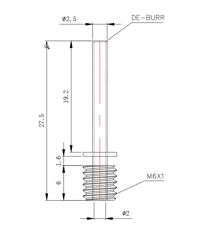 trianglelab heatbreak matriz bimetálica garganta para extrusora de matriz tchc hotend impressora