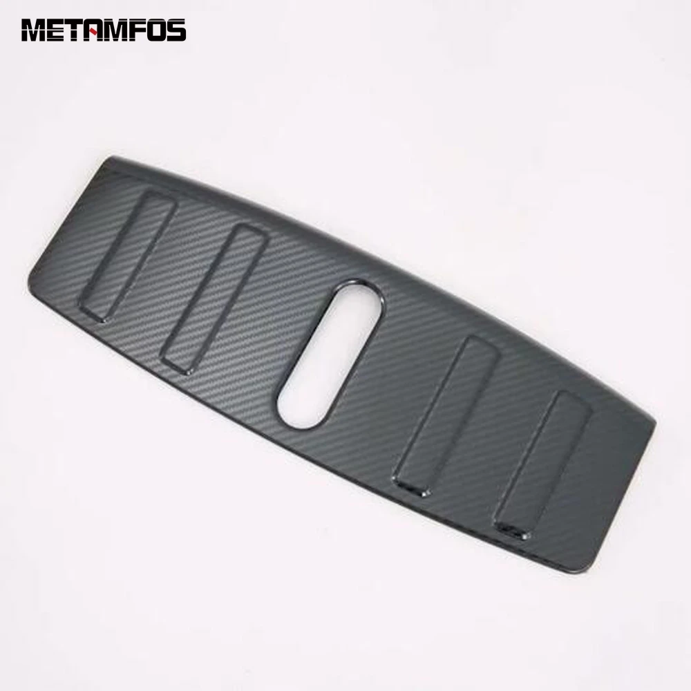 Передняя панель из нержавеющей стали для Tesla Model 3 2018 2021 внутренняя бампер