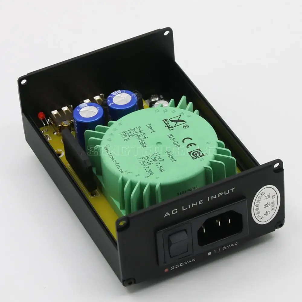 Новый 15VA 5В USB DC порт двойной выходной Стандартный источник питания