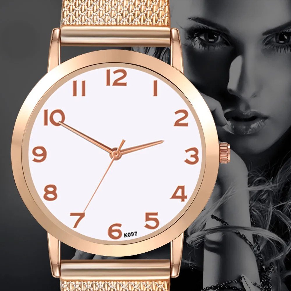 

Women Fashion Leisure Business Watch Luxury Watches Leather Stainless Steel Quartz Temperament Bracelet Clock Elegant Reloj Dama