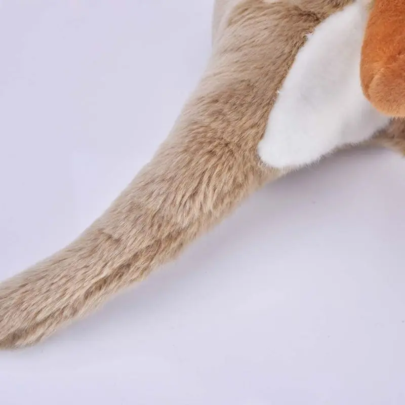 

Simulation Kangaroo Plush Doll Stuffed Animal Soft Cuddly Toy Sofa Car Cushion Home Decoration Children Birthday Gift