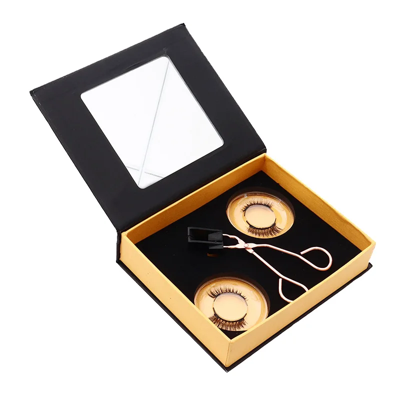 

3D Magnetic Eyelashes Kit False Eyelashes with Tweezer Waterproof Long Lasting Eyelash Extension