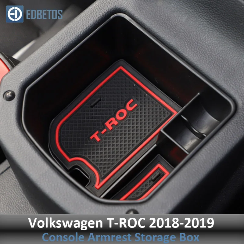Подлокотник для хранения перчаток для Volkswagen VW T-ROC центральная консоль Органайзер лоток T-ROC аксессуары для интерьера