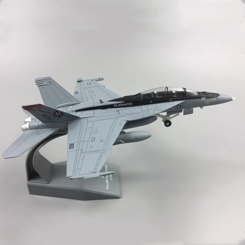 19 см 1/100 масштаб F18 F-18 F/A-18 Boeing Hornet многоцелевой истребитель ВВС США литой Самолет Модель Коллекция подарок
