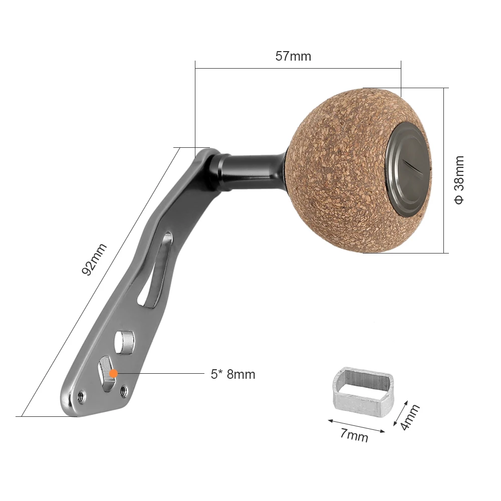 Аксессуары для рыболовной катушки запчасти 2 ШАРИКОПОДШИПНИКА ручка левого и