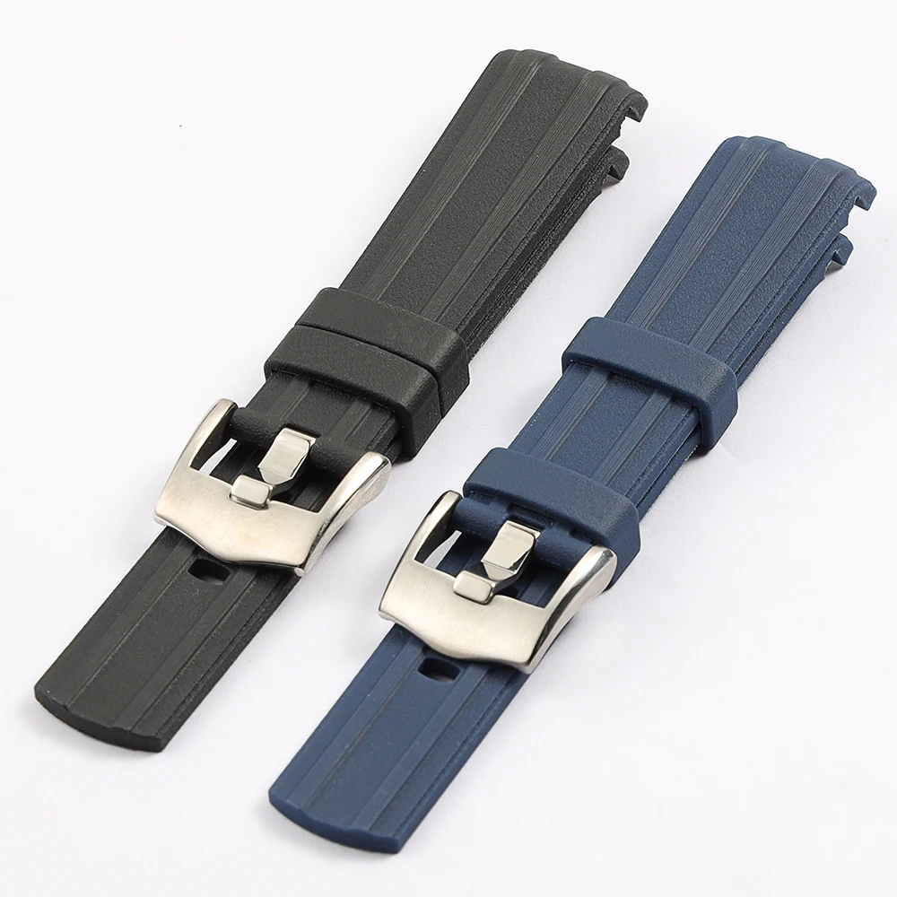 20 мм мягкий водонепроницаемый резиновый ремешок для часов Omega Seamaster Planet Ocean AT150