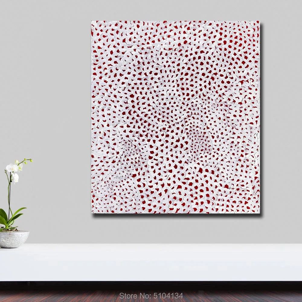 Kopen Mode Muur Art Yayoi_kusama_nets Olieverf Voor Woonkamer Home Decoratie Olieverfschilderij Muurschildering Unframed