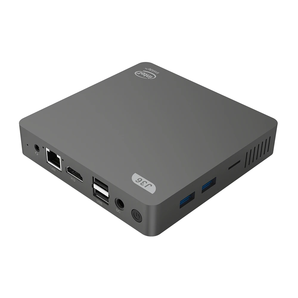 Мини компьютер Intel Celeron J3160 ПК с четырехъядерным процессором Windows 10 4 Гб ОЗУ 64 ГБ 128