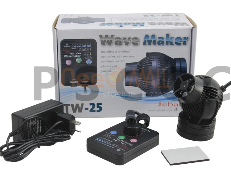 Jebao TW серийный аквариумный волновой производитель TW-10 TW25 TW40 для морских рифов аквариум для растений беспроводной контроль