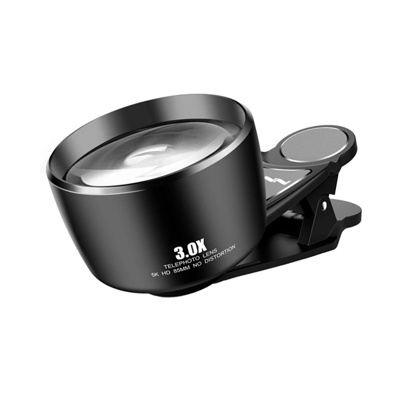 

3.0X Telephoto Phone Lens 85MM Telescope Camra Portrait Teleconverter Lenses for iPhone Huawei Smartphones