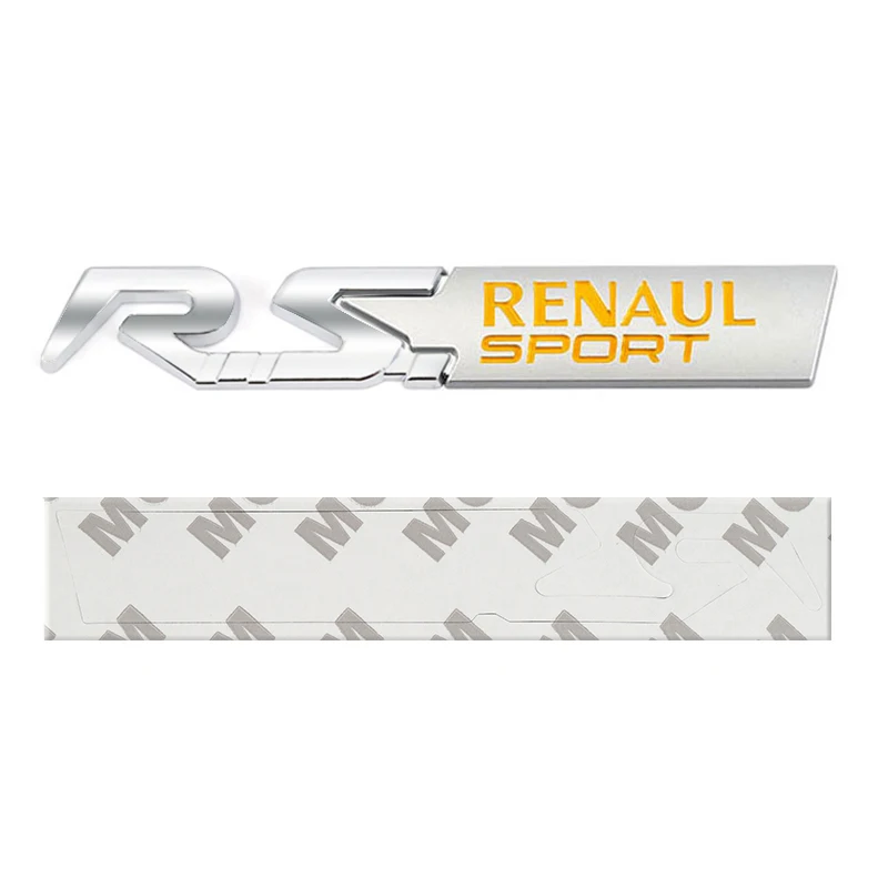 Автомобильная наклейка RS с спортивной эмблемой для Renault Clio Scenic Logan Megane Koleos Sandero