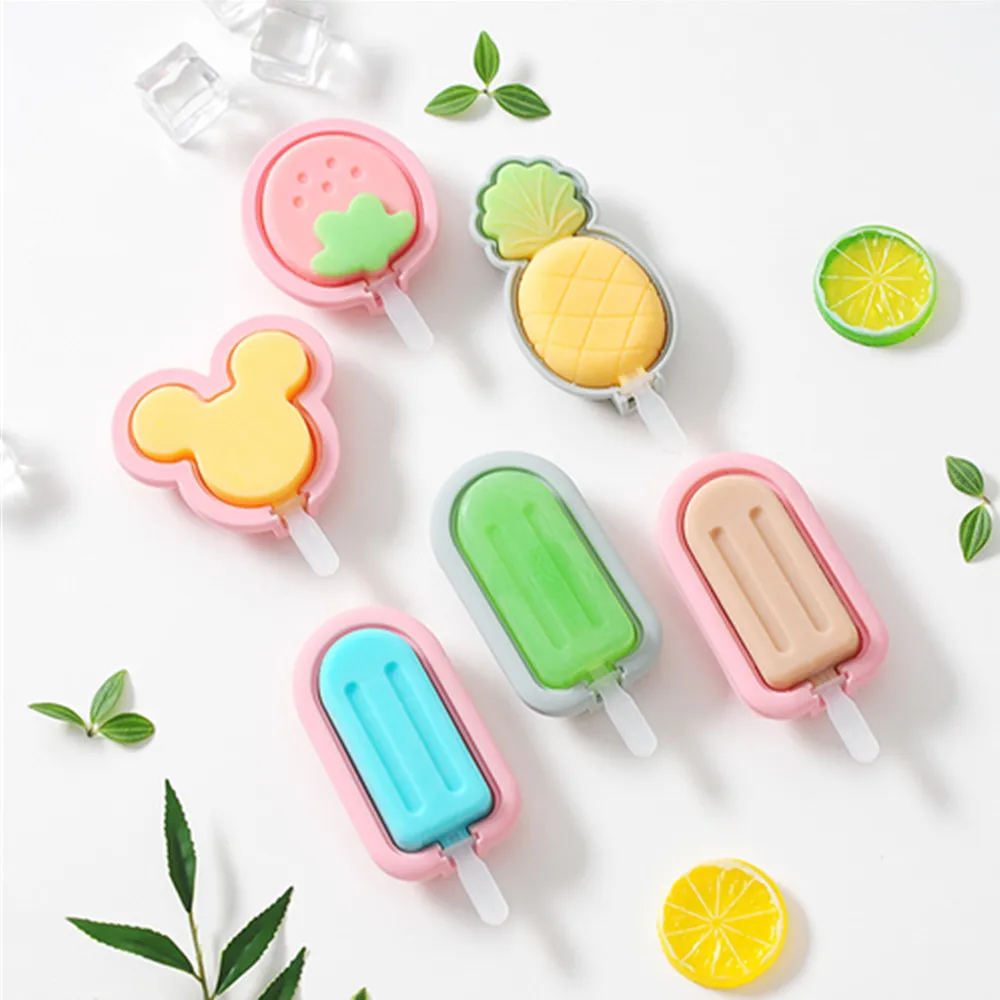 

Food grade silicone handmade ice cream mold ice cream maker for Home