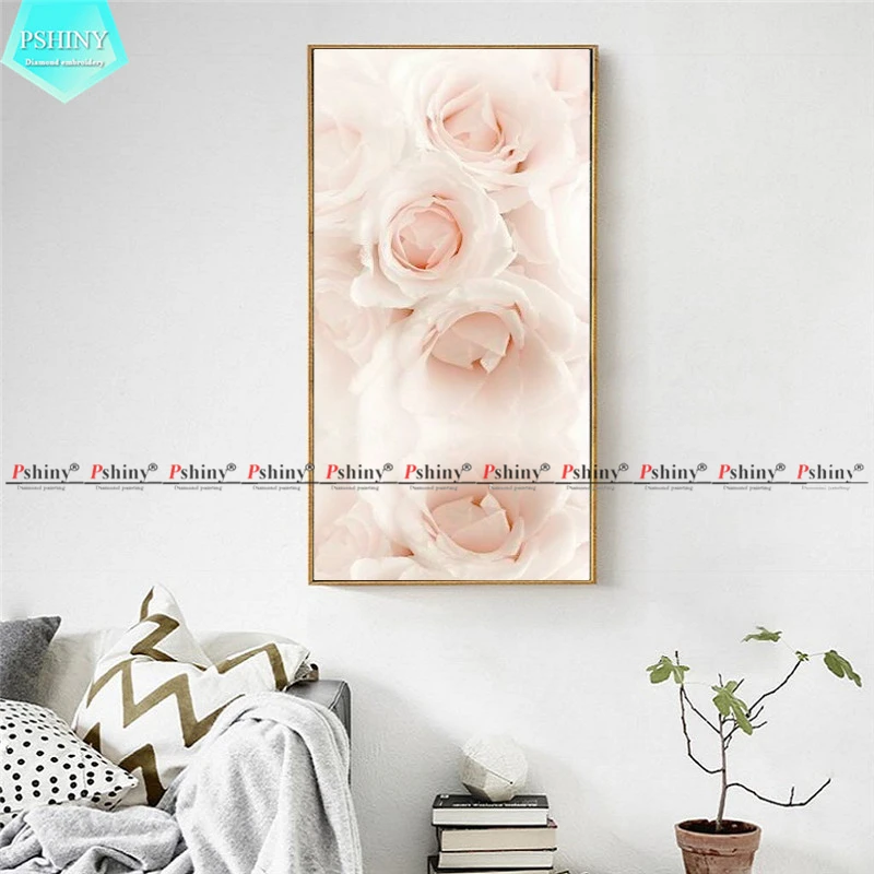 ПШИНЫ 5D Своими руками Алмазная вышивка Продажа Розы Цветы Полное сверление Круглый страз Картина Крестик Новые поступления.