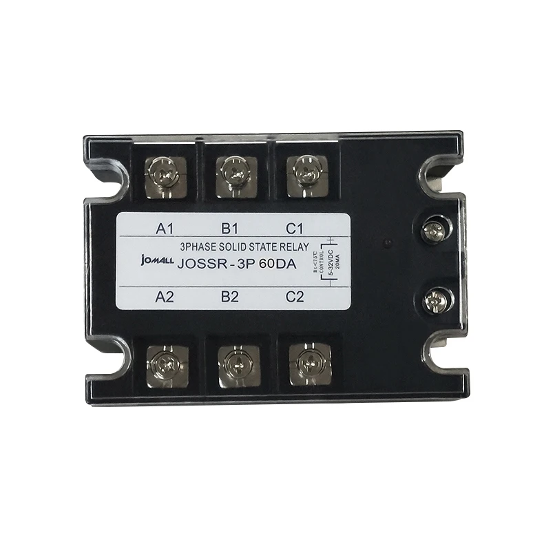 Jotta SSR 10DA/25DA/40DA/60DA DC управление AC трехфазное твердотельное реле 480VAC 3-32VDC