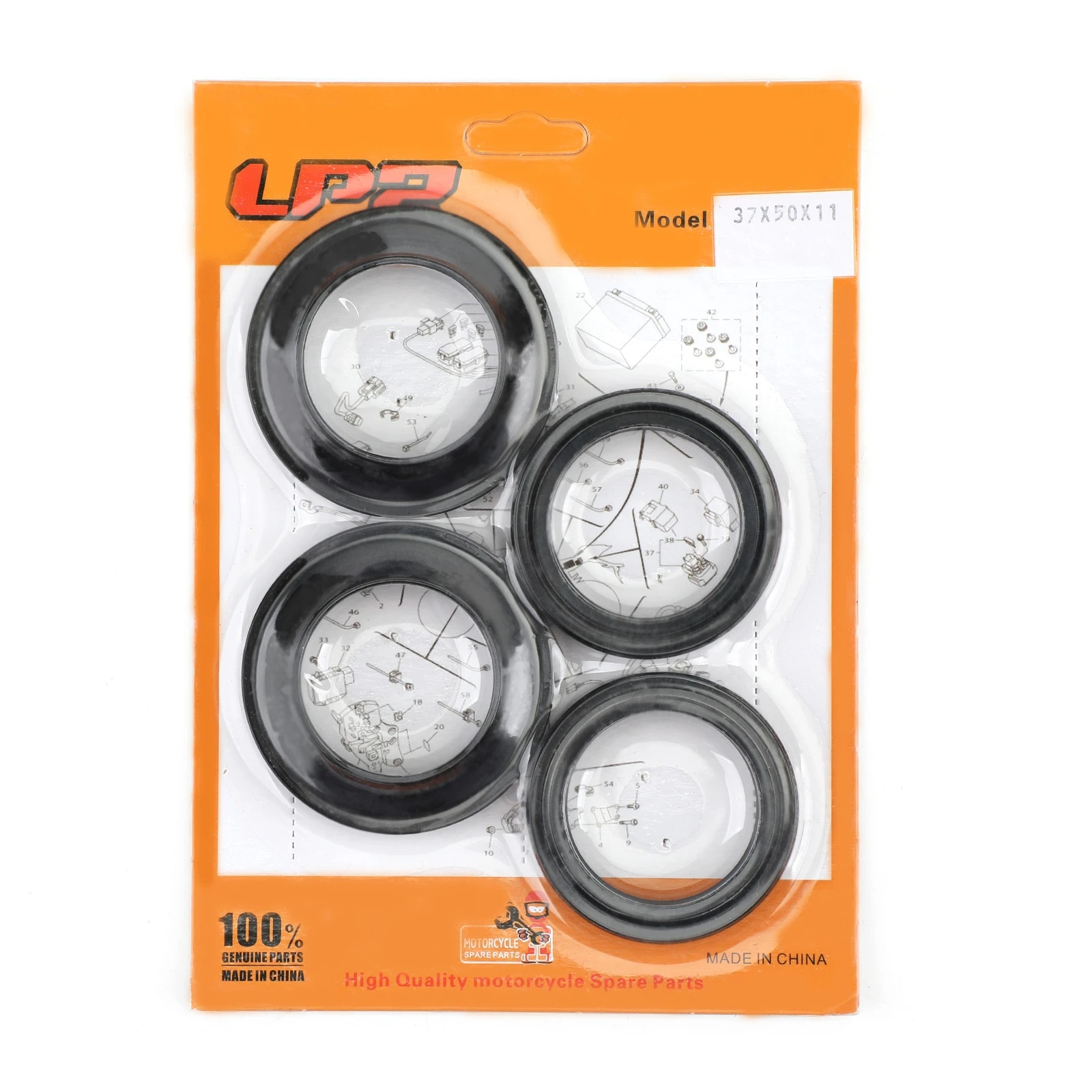 

Areyourshop for Honda CBR250 CR85R CRF150 VT500 GL650 CB750 VFR700F2 CRF150R Front Fork Oil Seal Dust Cap Repair Rebuild Kit