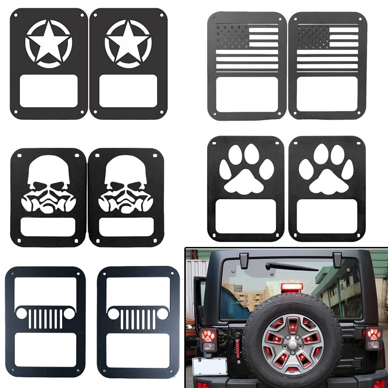 Задний стоп-сигнал Защитная крышка для Jeep Wrangler JK Unlimited 2007-2017 автомобильные