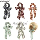 1 шт., эластичные резинки для волос с ромашками и цветочным бантом для девочек, многофункциональные резинки для волос, аксессуары для волос