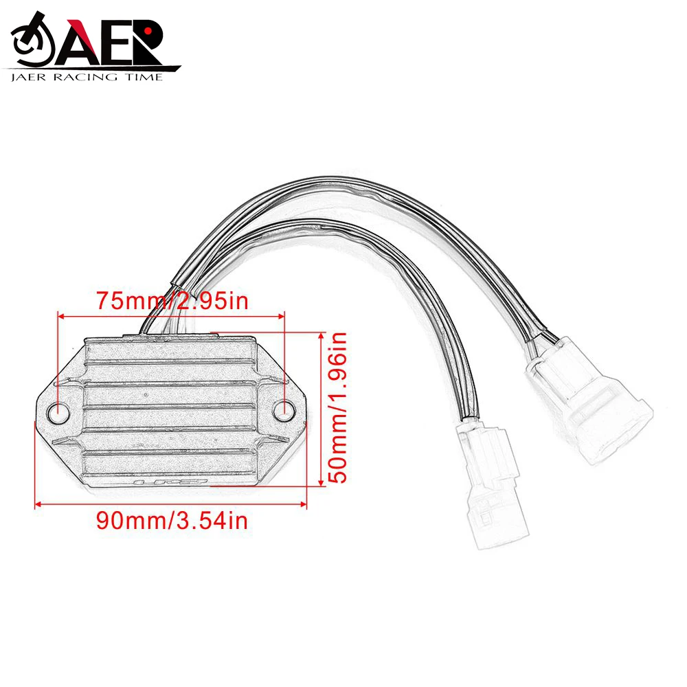 JAER Motorcycle Voltage Regulator Rectifier for Yamaha YZ450F YZ 450F 2010 2011 2012 2013 33D-81960-00 |