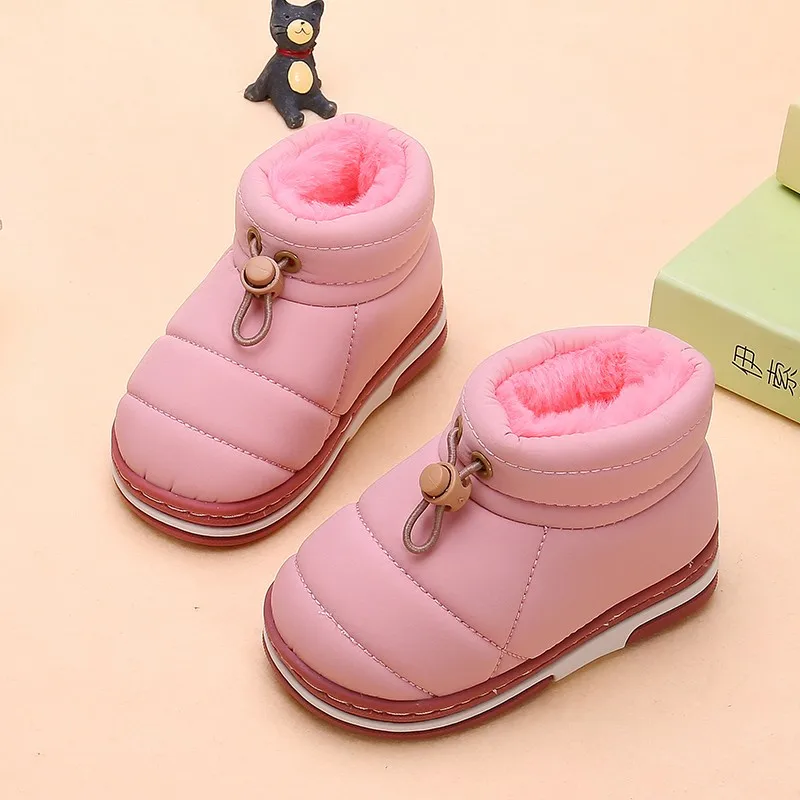ENWAYEL 2020 детские зимние ботинки детская обувь для девочек и мальчиков bebe кожаные