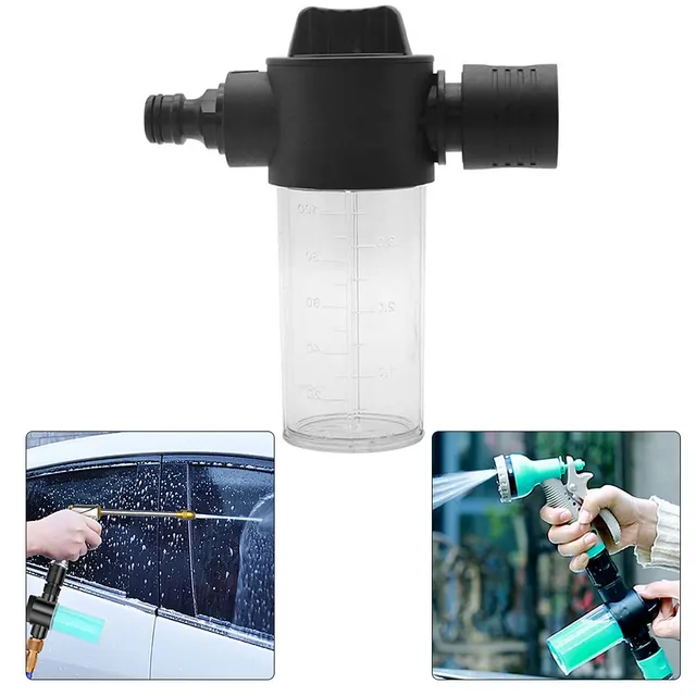 Snow Foam Jet Pot Car Wash Soap Pot Foamer High Pressure Washer Soap Sprayer For Outdoor Household Car Window Watering Cleaning
